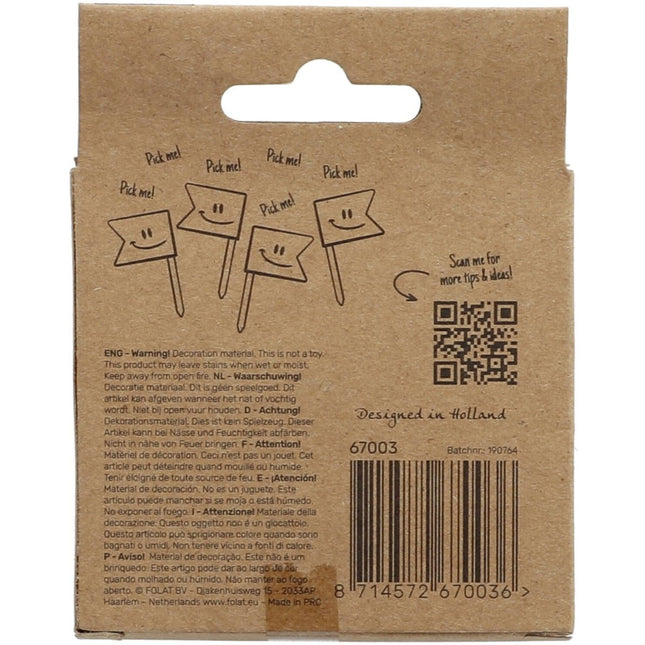 Happy Birthday Prikkers Roze 36st van Folat koop je bij Partywinkel