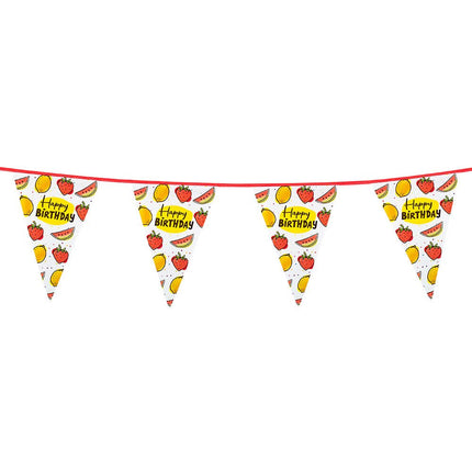 Happy Birthday Slinger Fruit 6m van Boland koop je bij Partywinkel
