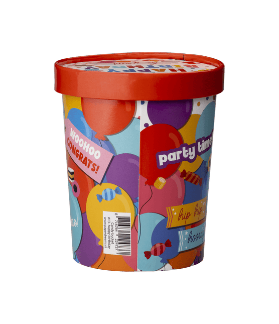 Happy Birthday Snoepbakje 12cm van Paper Dreams koop je bij Partywinkel