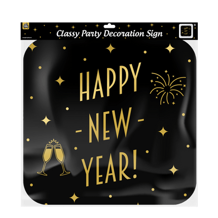 Happy New Year Deurbord 50cm van Paper Dreams koop je bij Partywinkel