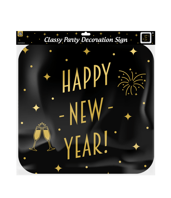 Happy New Year Deurbord 50cm van Paper Dreams koop je bij Partywinkel