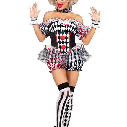 Harlekijn Kostuum Dames Bodysuit Leg Avenue van Leg Avenue koop je bij Partywinkel