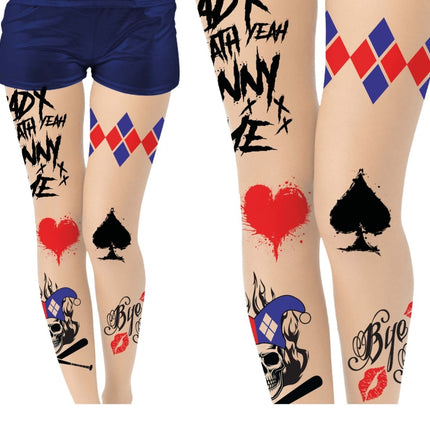 Harley Quinn Legging Meisje van Fiestas Guirca koop je bij Partywinkel