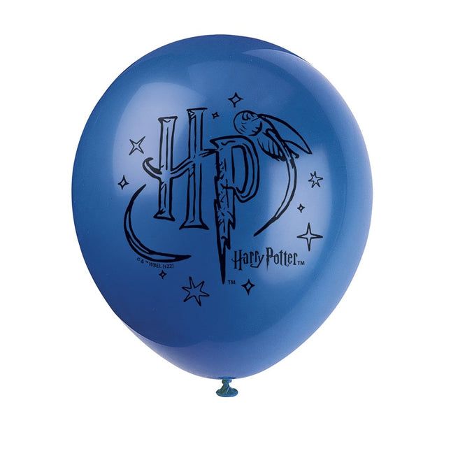 Harry Potter Latex Ballonnen 26cm 8st van Unique koop je bij Partywinkel