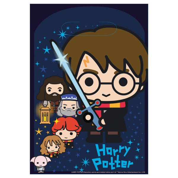 Harry Potter Uitdeeltasjes 23,4cm 8st van Riethmueller koop je bij Partywinkel