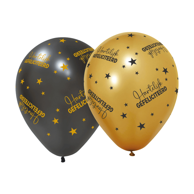 Hartelijk Gefeliciteerd Ballonnen 31cm 6st van WeFiesta koop je bij Partywinkel