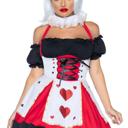 Hartenvrouw Jurk Zwart Rood Dames Leg Avenue van Leg Avenue koop je bij Partywinkel