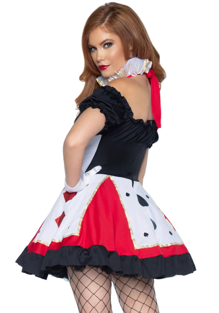 Hartenvrouw Jurk Zwart Rood Dames Leg Avenue van Leg Avenue koop je bij Partywinkel