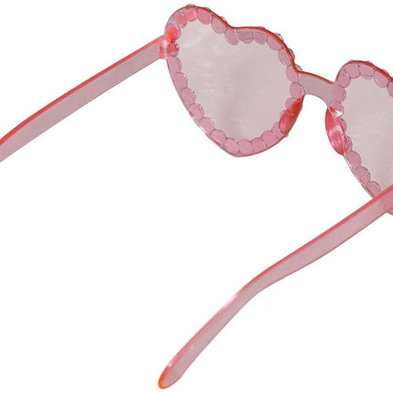 Hartjes Bril Roze Diamantjes van Fiestas Guirca koop je bij Partywinkel