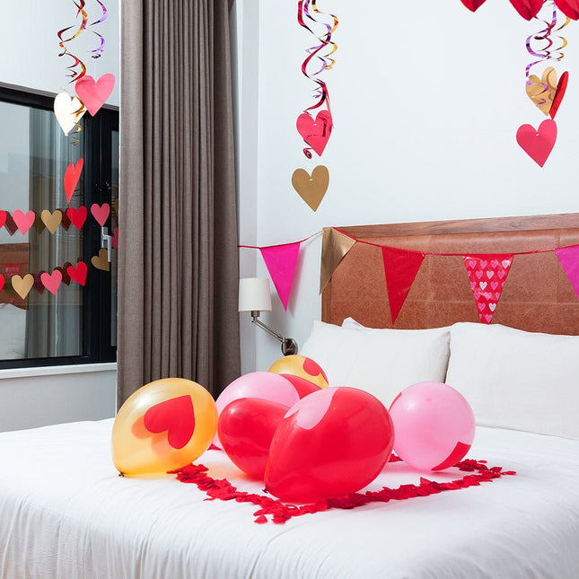 Hartjes Hangdecoratie 85cm 3st van Boland koop je bij Partywinkel