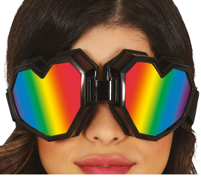 Hartjes Skibril Regenboog van Fiestas Guirca koop je bij Partywinkel