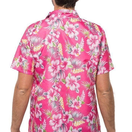 Hawai Shirt Roze van Partychimp koop je bij Partywinkel