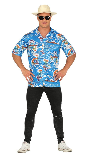 Hawaii Blouse Heren van Fiestas Guirca koop je bij Partywinkel