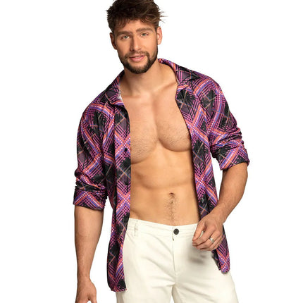 Hawaii Blouse Heren Palmboom van Boland koop je bij Partywinkel