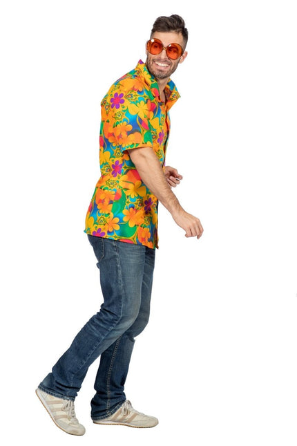 Hawaii Blouse Hibiscus van Wilbers & Wilbers koop je bij Partywinkel