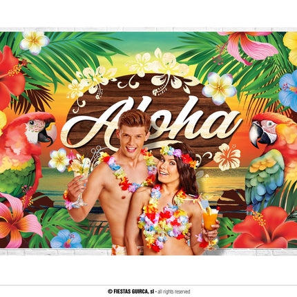 Hawaii Hangdecoratie 2,2m van Fiestas Guirca koop je bij Partywinkel