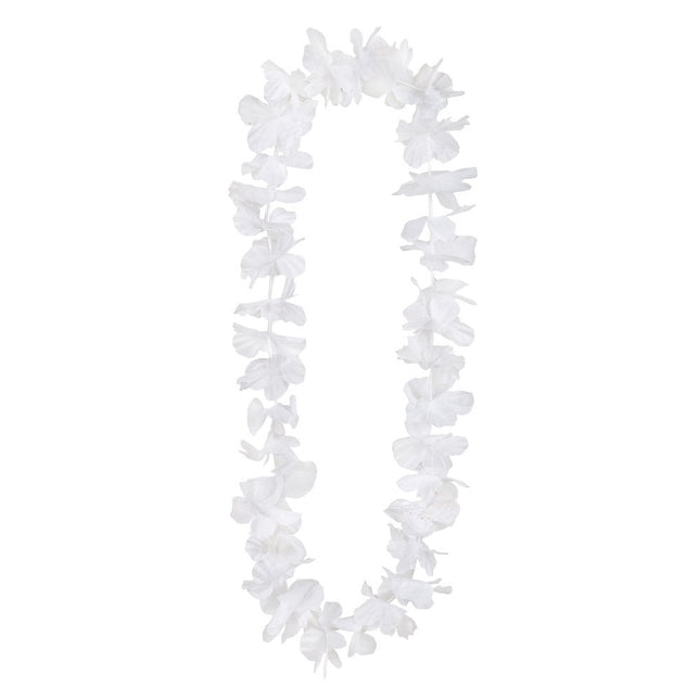 Hawaii Krans Wit van Boland koop je bij Partywinkel