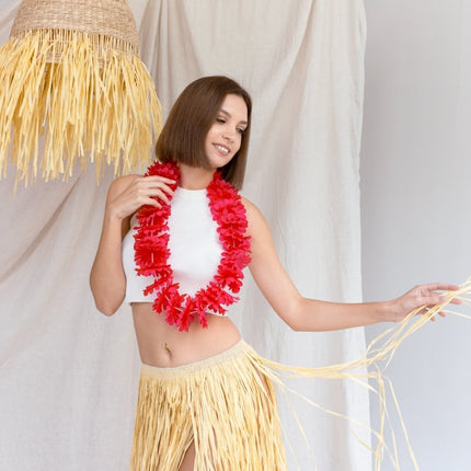 Hawaii Rok Bruin Stro van Partydeco koop je bij Partywinkel