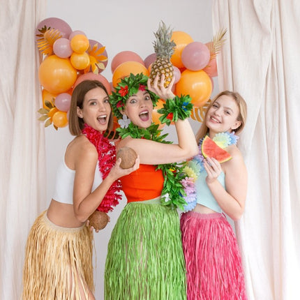 Hawaii Rok Bruin Stro van Partydeco koop je bij Partywinkel
