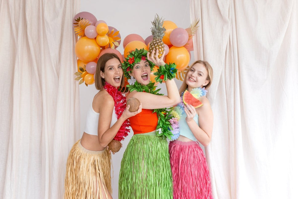 Hawaii Rok Bruin Stro van Partydeco koop je bij Partywinkel