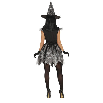 Heks Halloween Kostuum Dames Zilver van Fiestas Guirca koop je bij Partywinkel
