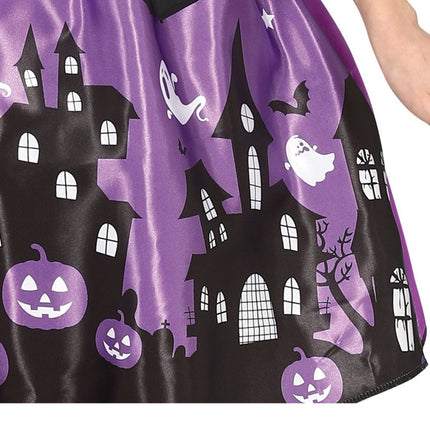 Heks Halloween Kostuum Meisje Paars van Fiestas Guirca koop je bij Partywinkel