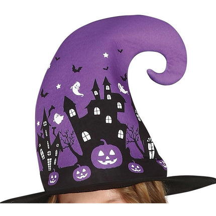 Heks Halloween Kostuum Meisje Paars van Fiestas Guirca koop je bij Partywinkel