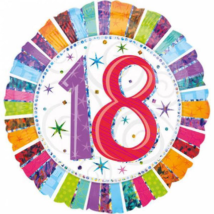 Helium Ballon 18 Jaar 43cm leeg van Anagram koop je bij Partywinkel