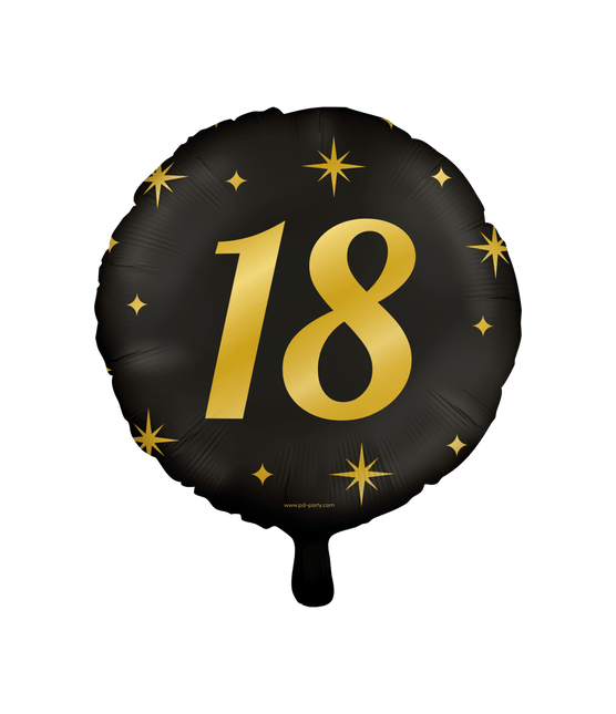 Helium Ballon 18 Jaar Leeg 30cm van Paper Dreams koop je bij Partywinkel
