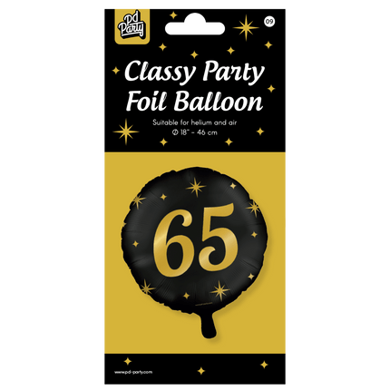 Helium Ballon 65 Jaar Leeg 30cm van Paper Dreams koop je bij Partywinkel