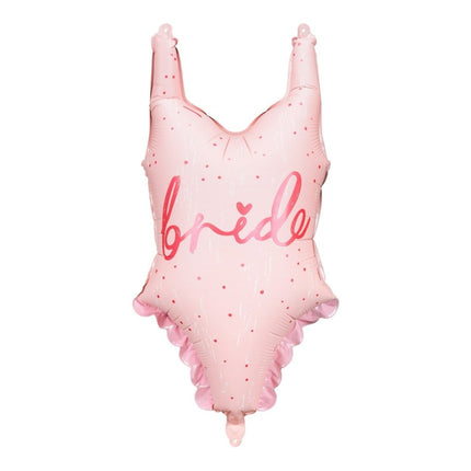 Helium Ballon Badpak Bride Leeg 68cm van Partydeco koop je bij Partywinkel