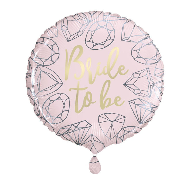 Helium Ballon Bride To Be 45cm leeg van Unique koop je bij Partywinkel