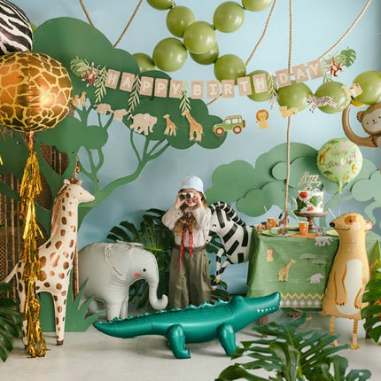 Helium Ballon Cheetah Bal 75cm Leeg van Partydeco koop je bij Partywinkel