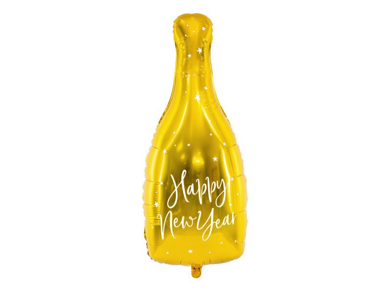 Helium Ballon Fles Happy New Year Leeg 82cm van Partydeco koop je bij Partywinkel