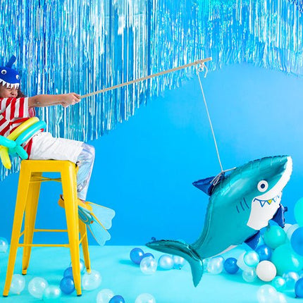 Helium Ballon Haai Leeg 1,02m van Partydeco koop je bij Partywinkel