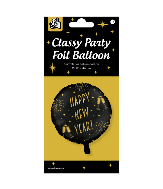 Helium Ballon Happy New Year Leeg 30cm van Paper Dreams koop je bij Partywinkel