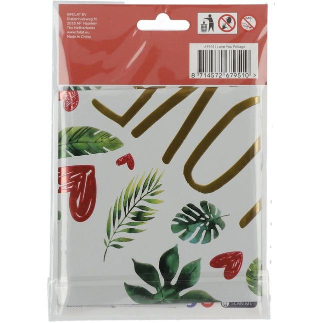 Helium Ballon Hart I Love You Leeg 45cm van Folat koop je bij Partywinkel