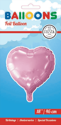 Helium Ballon Hart Lichtroze 45cm leeg van WeFiesta koop je bij Partywinkel