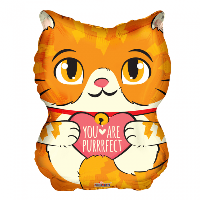 Helium Ballon Kat You Are Purrfect 45cm leeg van WeFiesta koop je bij Partywinkel