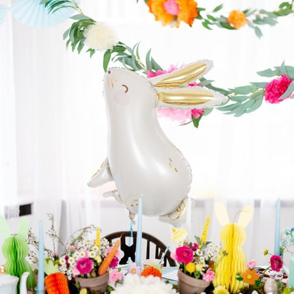 Helium Ballon Konijn Leeg 70cm van Partydeco koop je bij Partywinkel