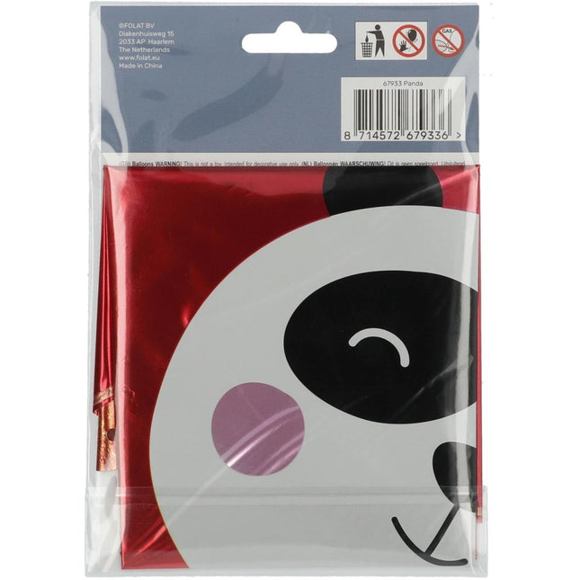Helium Ballon Panda Leeg 45cm van Folat koop je bij Partywinkel