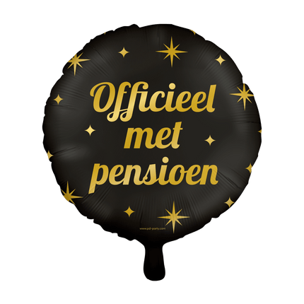 Helium Ballon Pensioen Leeg 30cm van Paper Dreams koop je bij Partywinkel