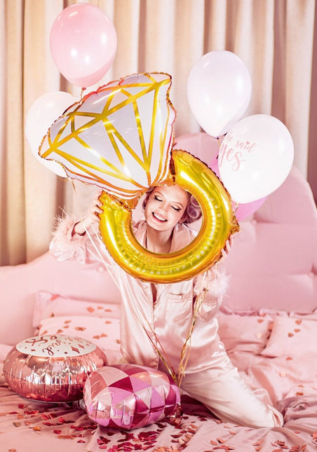 Helium Ballon Ring Leeg 72cm van Partydeco koop je bij Partywinkel