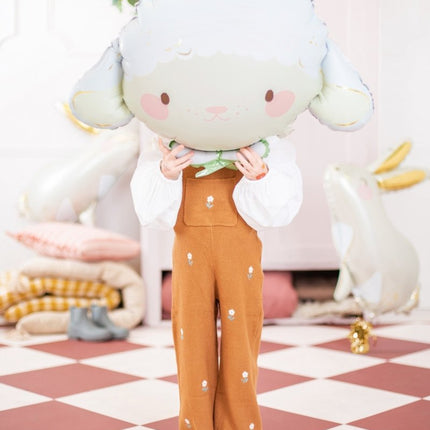 Helium Ballon Schaap Leeg 67cm van Partydeco koop je bij Partywinkel