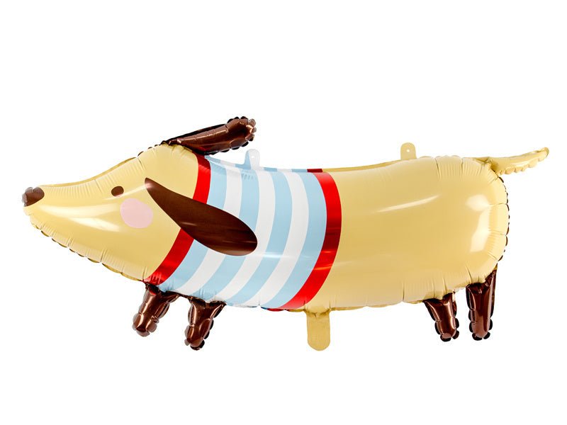 Helium Ballon Tekkel Leeg 96cm van Partydeco koop je bij Partywinkel