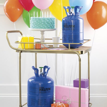 Helium Tank met 30 Ballonnen en Lint van Partywinkel koop je bij Partywinkel