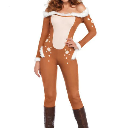 Hert Catsuit Dames Leg Avenue van Leg Avenue koop je bij Partywinkel
