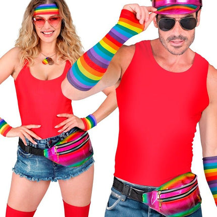 Heuptas regenboog holografisch van Widmann koop je bij Partywinkel