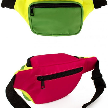 Heuptasje Roze/Geel/Groen van PartyXplosion koop je bij Partywinkel