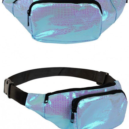 Heuptasje Slangeleer Print Turquois van PartyXplosion koop je bij Partywinkel